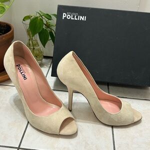 Studio Pollini Nude Heels
